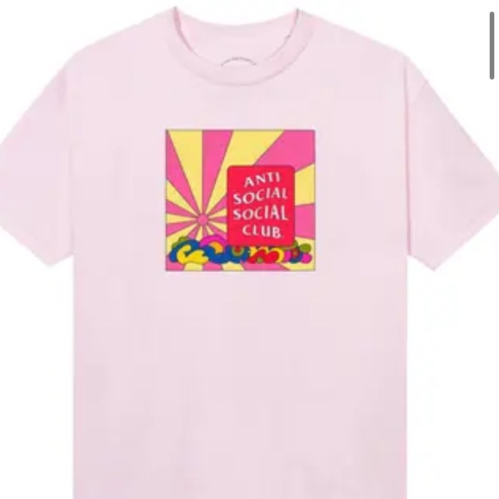 Sold Out Anti Social Social Club Pink Short Sleeve Tee Size Large